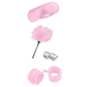Kit BDSM com 4 peças - Starters Bondage Set - Rosa - Intoyou