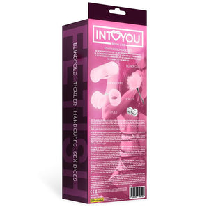 Kit BDSM com 4 peças - Starters Bondage Set - Rosa - Intoyou