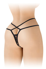 Carregar imagem no visualizador da galeria, Tanga em renda - Preta - Mylene - Fashion Secret
