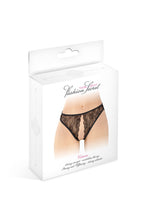Carregar imagem no visualizador da galeria, Tanga em renda - Preto - Victoria - Fashion Secret
