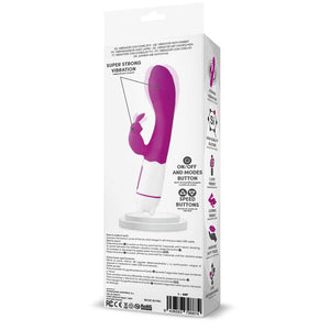 Vibrador recarregável - Vaginal e Ponto G com Estimulador de Clitóris - Tonny - Latetobed