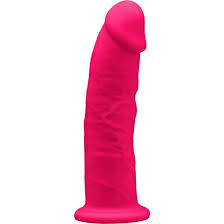 Dildo realístico termo-reativo - 19cm - Rosa - SILEXD