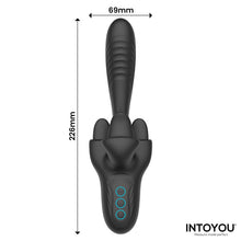 Carregar imagem no visualizador da galeria, Vibrador vaginal com estimulador de clitóris com movimento de língua - Triton - IntoYou
