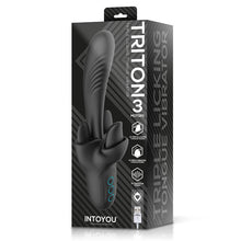 Carregar imagem no visualizador da galeria, Vibrador vaginal com estimulador de clitóris com movimento de língua - Triton - IntoYou
