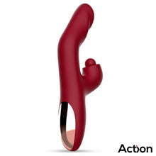 Carregar imagem no visualizador da galeria, Vibrador vaginal com estimulador de clitóris, pulsação e aquecimento – Velter – Action
