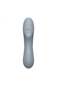 Vibrador e Estimulador de Clitóris por Ondas de Pressão - Curvy Trinity 3 - Cinza - Satisfyer