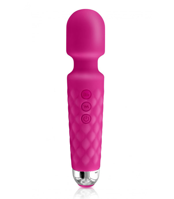 Estimulador/Massajador com 20 Modos de Vibração - Varinha Rosa - Love Wand - Yoba