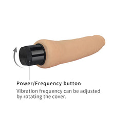 Carregar imagem no visualizador da galeria, Vibrador realista - 20cm - Bege - Real Feel - LoveToy
