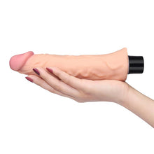 Carregar imagem no visualizador da galeria, Vibrador realístico -  22cm - Bege - Real Softee - LoveToy
