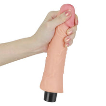 Carregar imagem no visualizador da galeria, Vibrador realístico -  22cm - Bege - Real Softee - LoveToy
