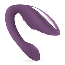 Carregar imagem no visualizador da galeria, Vibrador duplo para casal - com pulsação e comando - Recarregável -  Sync Passion
