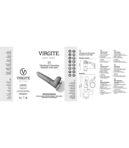 Vibrador Ultra-Realista recarregável com comando - R14 - Virgite
