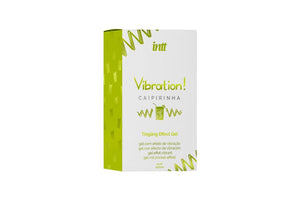 Gel estimulante com efeito vibratório - efeito quente - Caipirinha - 15ml - INTT