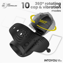 Carregar imagem no visualizador da galeria, Masturbador com vibração, rotação 360º e APP - Zonte - IntoYou
