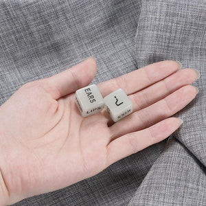 Jogo de Dados Eróticos que Brilham no Escuro