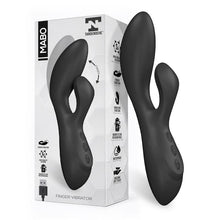 Carregar imagem no visualizador da galeria, Vibrador Ponto G com Movimento Onda e Estimulador Clitoriano - Mabo - Tardenoche
