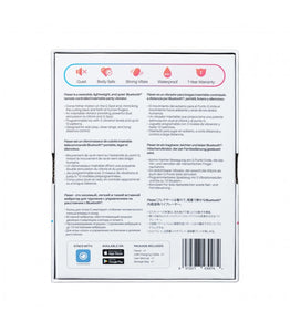 Vibrador Vaginal e Clitóris - com movimento onda para estimulação do Ponto-G + App - Flexer - Lovense