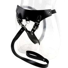 Carregar imagem no visualizador da galeria, Cueca de castidade feminino com trela - Chastity Panty and Leash - Fetish Fantasy
