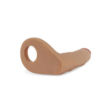 Carregar imagem no visualizador da galeria, Dildo duplo com anel peniano para penetração anal 17.8cm - The Ultra Doft Double - LOVE TOY
