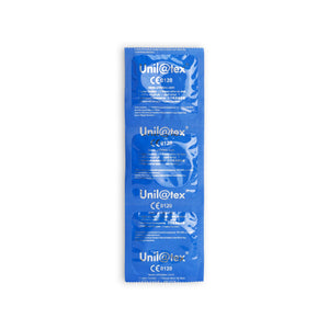 Caixa de 144 preservativos vermelhos morango - Unilatex