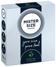 Carregar imagem no visualizador da galeria, Preservativos Extra Finos Pure Feel - tam. 47 - 3un - Mister Size
