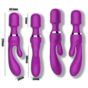 Vibrador Vaginal com Estimulador de Clitóris e Massajador 3 em 1 - No Fifteen - Double Action