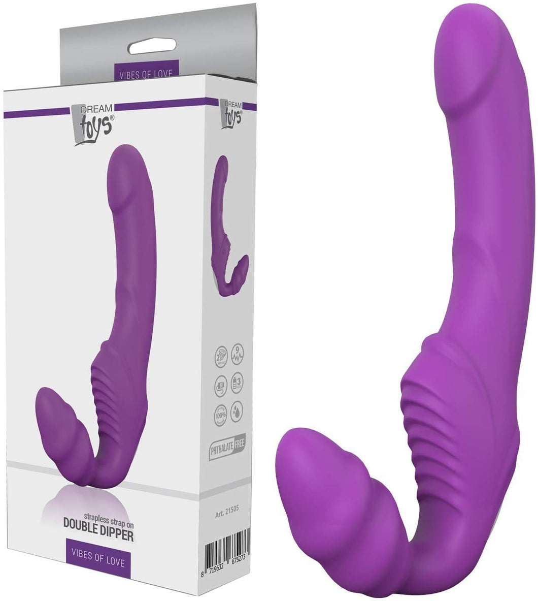 Strap-on sem Cinta Strapless Strap-on Double Dipper