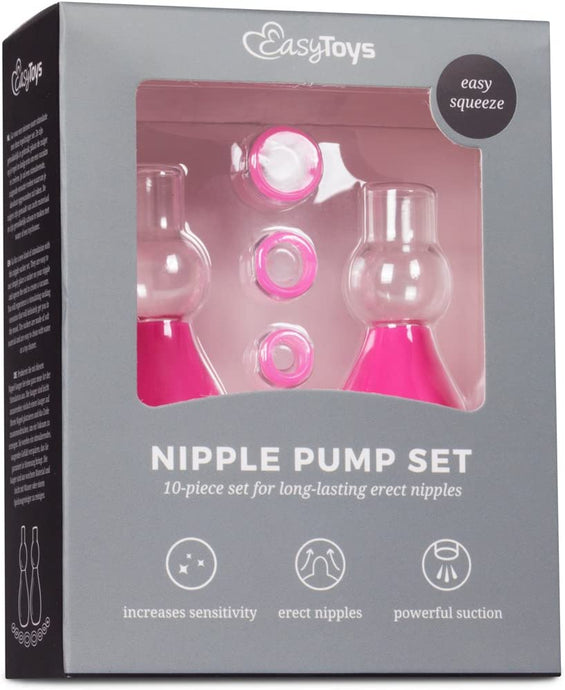 Nipple Pump Set - Rosa - Easy Toys