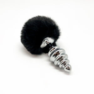 Plug Anal metlico com pompom Fluffy Twist - S - Alive Vicious Sex Shop Braga Plug Anal metlico com pompom Fluffy Twist - S - Alive Vicious Sex Shop Braga
