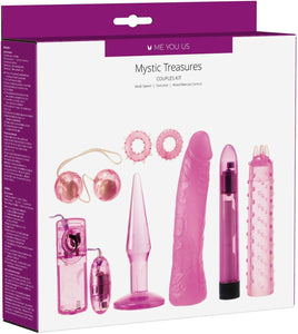 Kit com 7  Brinquedos Eróticos Mystic Treasures