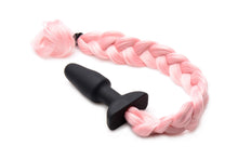 Carregar imagem no visualizador da galeria, Plug Anal com cauda de pónei cor-de-rosa - TAILZ
