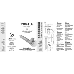 Vibrador Ultra-Realista recarregável - com comando - R5 - Virgite