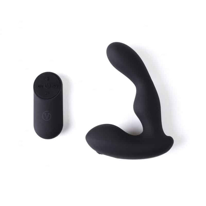 Vibrador Próstatico P1 recarregável, com comando - Virgite