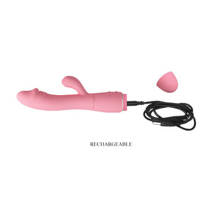 Vibrador com Estimulador de Ponto G e Clitóris - Snappy - Pretty Love