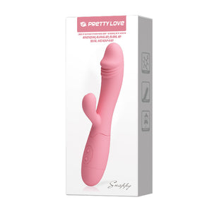 Vibrador com Estimulador de Ponto G e Clitóris - Snappy - Pretty Love