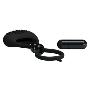 Anel vibratório para pénis e testículos - ajustável - Locker - PrettyLove