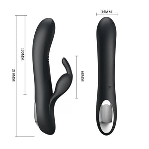 Vibrador Ponto G com Movimento Onda e Estimulador Clitoriano - Dylan - Pretty Love