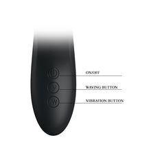 Carregar imagem no visualizador da galeria, Vibrador Ponto G com Movimento Onda e Estimulador Clitoriano - Dylan - Pretty Love
