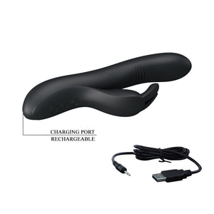 Vibrador Ponto G com Movimento Onda e Estimulador Clitoriano - Dylan - Pretty Love