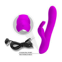 Carregar imagem no visualizador da galeria, Vibrador Ponto G com Movimento Onda e Estimulador Clitoriano - Dylan - Pretty Love
