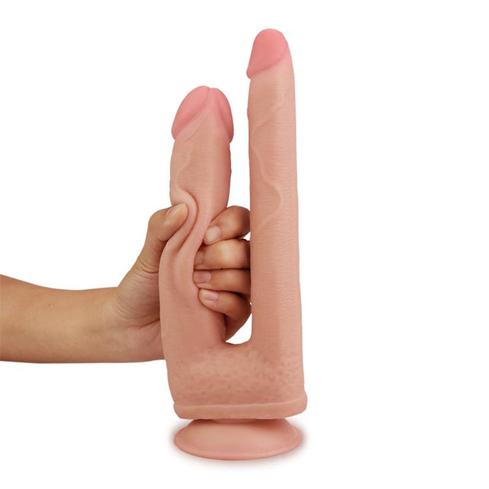 Dildo duplo deslizante com dupla camada 21.7cm - Sliding Skin - LOVETOY
