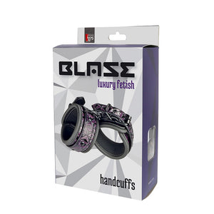 Algemas para pulsos - Roxas e Pretas -  Luxury fetish  - BLAZE