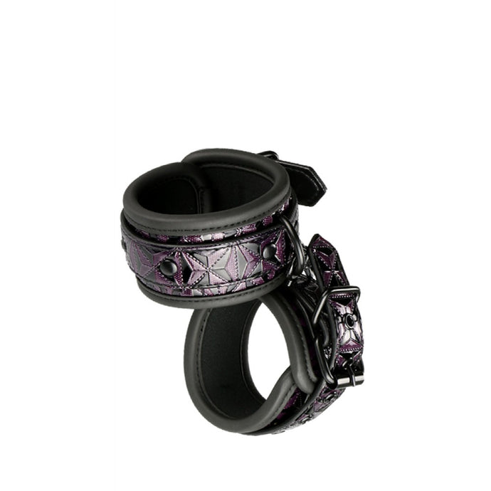 Algemas para pulsos - Roxas e Pretas -  Luxury fetish  - BLAZE