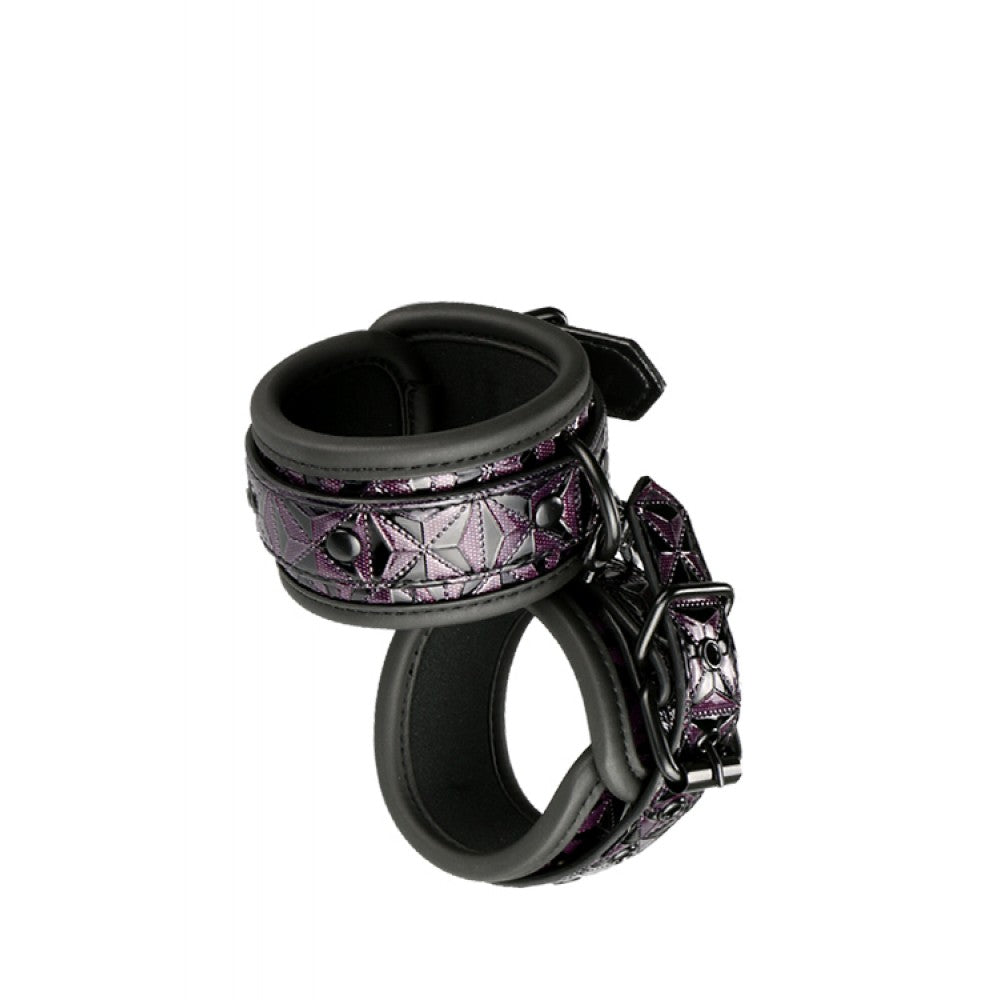 Algemas para pulsos - Roxas e Pretas -  Luxury fetish  - BLAZE
