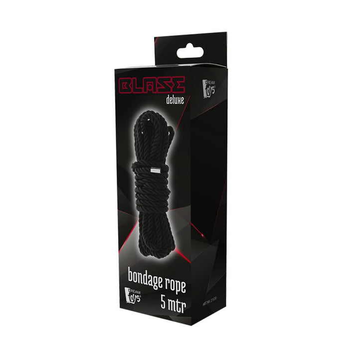 Corda Bondage - 5 metros- Preto - Blaze Deluxe