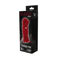 Carregar imagem no visualizador da galeria, Corda Bondage - 5 metros - Vermelho - Blaze Deluxe
