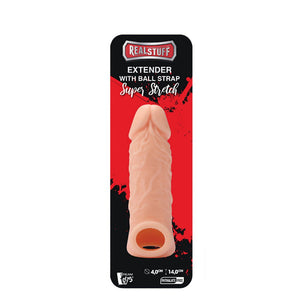 Manga Realística 14cm para Pénis e Testículos by RealStuff