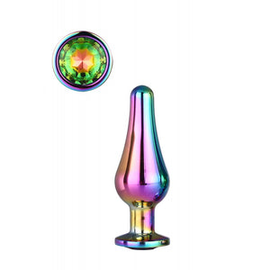 Plug anal metálico cónico - Iridescente - S - Dream Toys