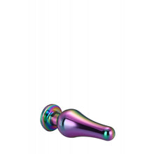 Carregar imagem no visualizador da galeria, Plug anal metálico cónico - Iridescente - S - Dream Toys
