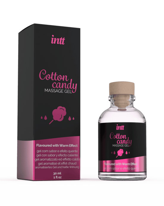 Gel Massagem Comestível Algodão Doce INTT